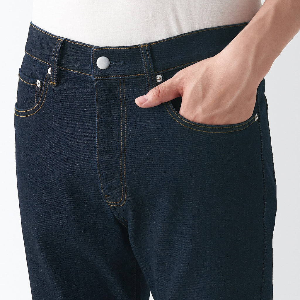 Men's Stretch Denim Slim Pants Dark Navy (L32)