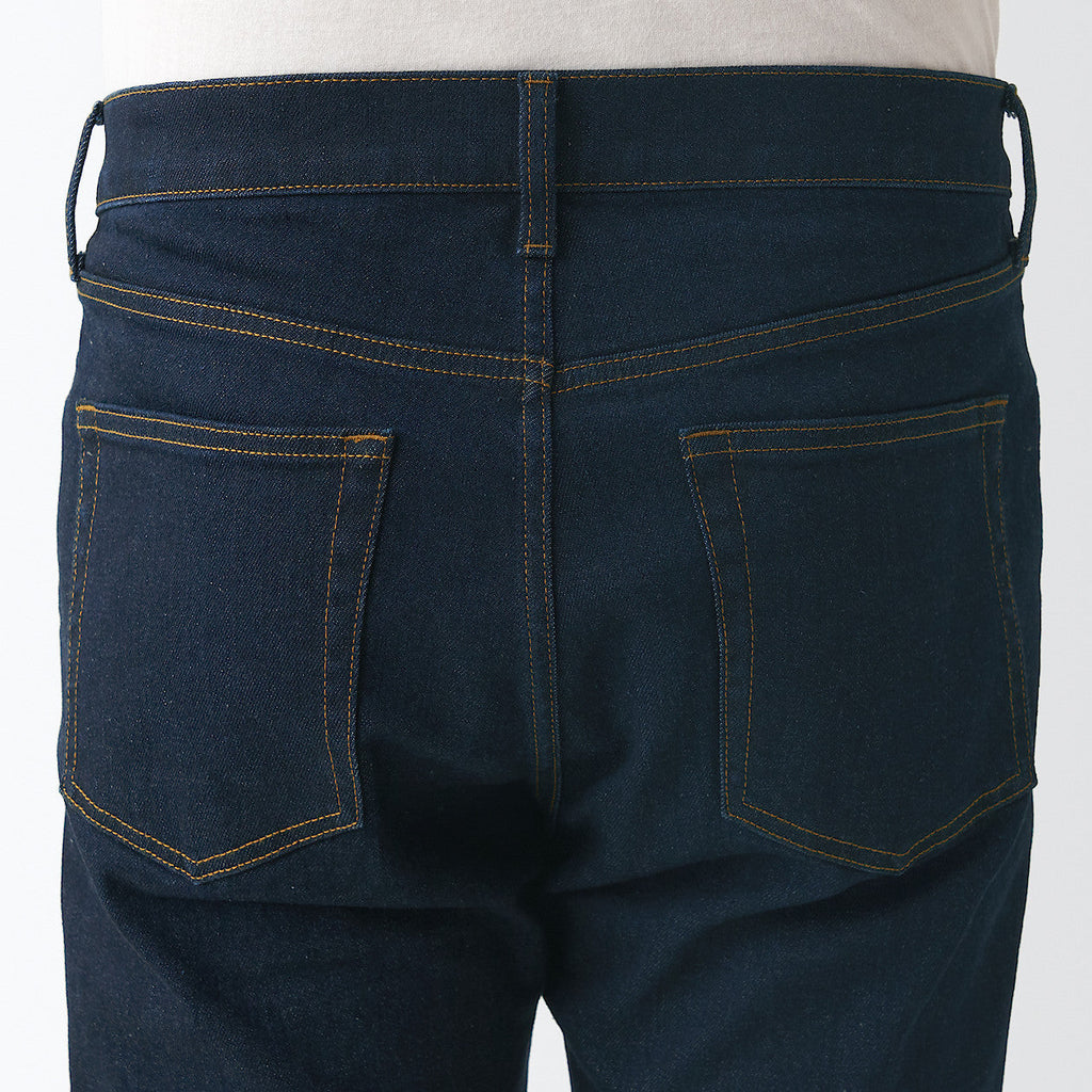 Men's Stretch Denim Slim Pants Dark Navy (L32)