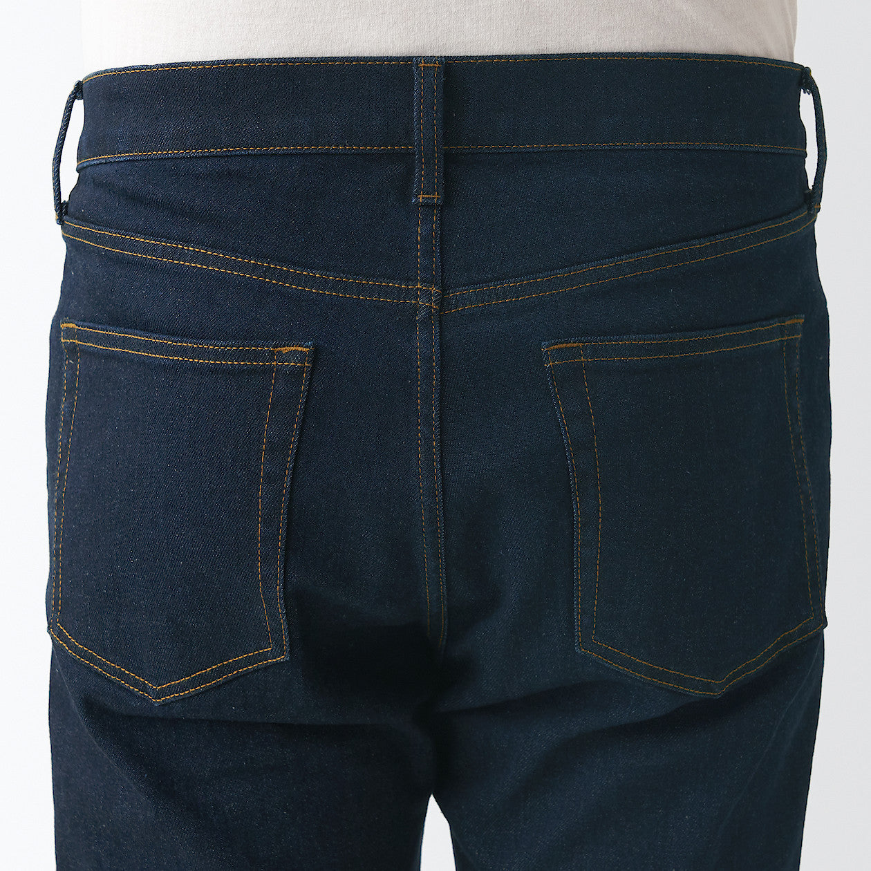Men's Stretch Denim Slim Pants Dark Navy (L32)
