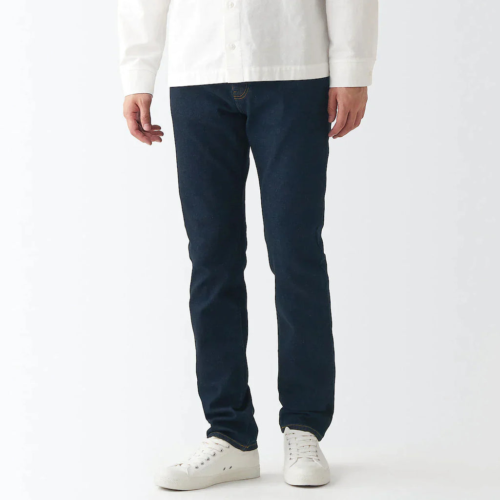 Men's Stretch Denim Slim Pants Dark Navy (L32)