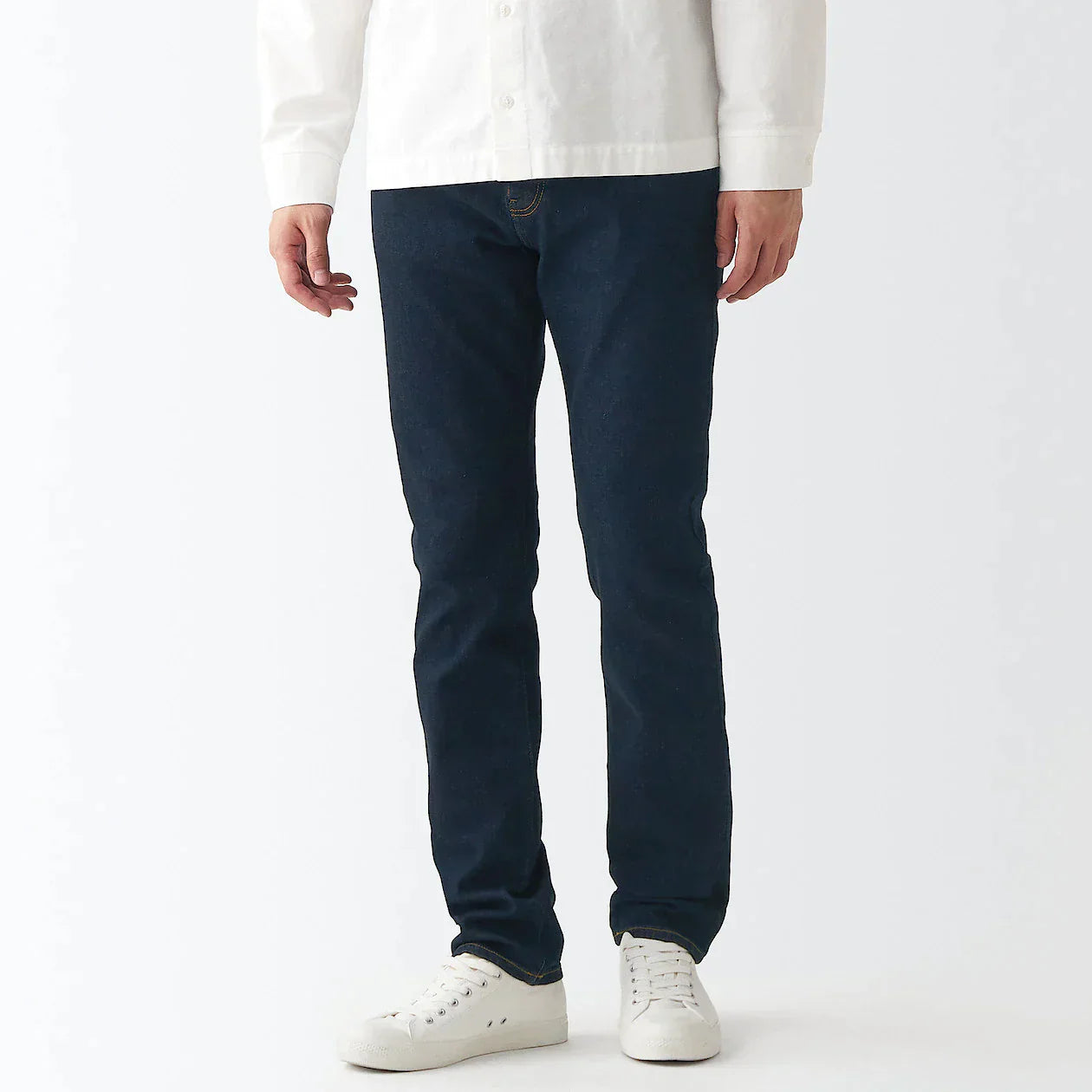 Men's Stretch Denim Slim Pants Dark Navy (L32)