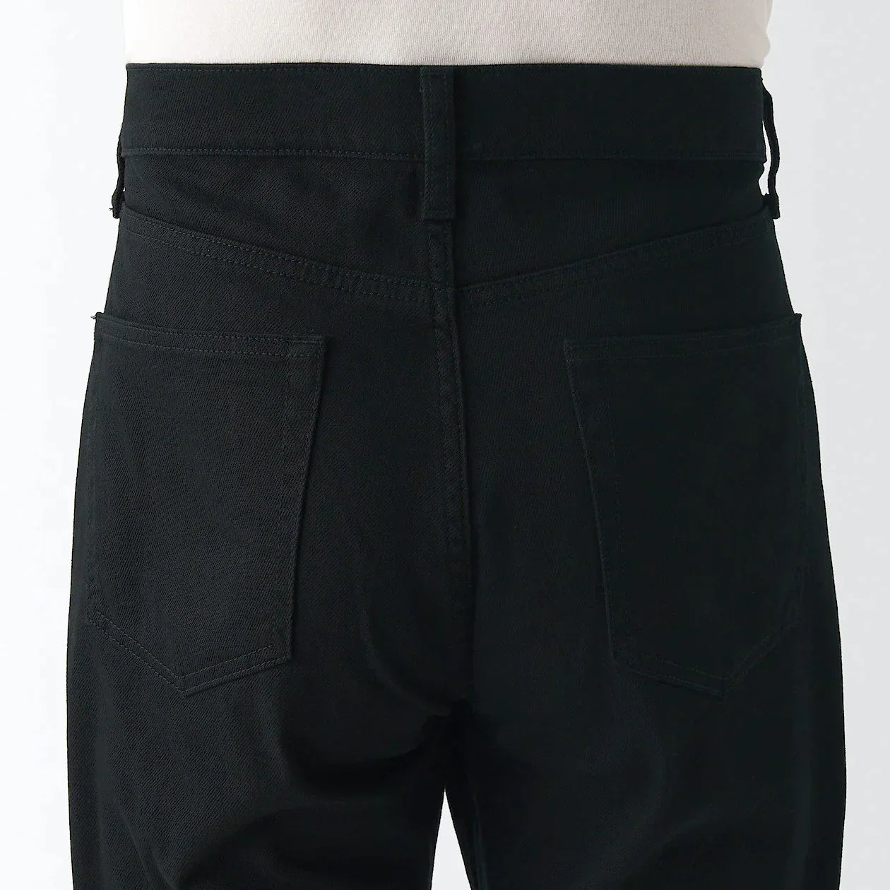 Men's Stretch Denim Slim Pants Black (L32)
