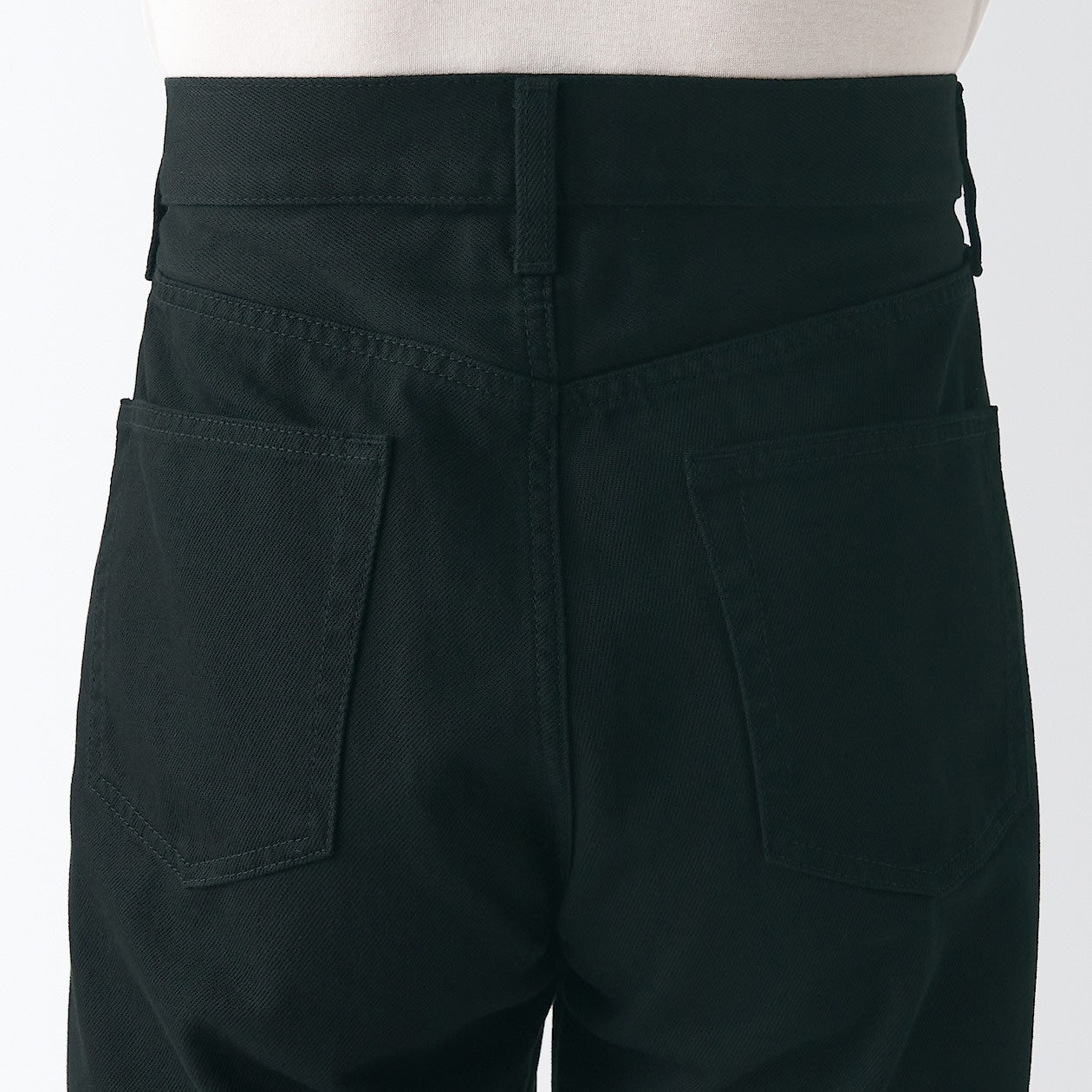 Men's Denim Regular Pants Black (L32)
