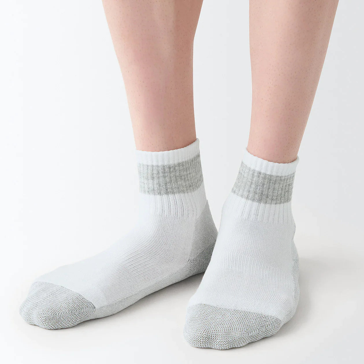 Right Angle Pile Short Socks 23-30cm