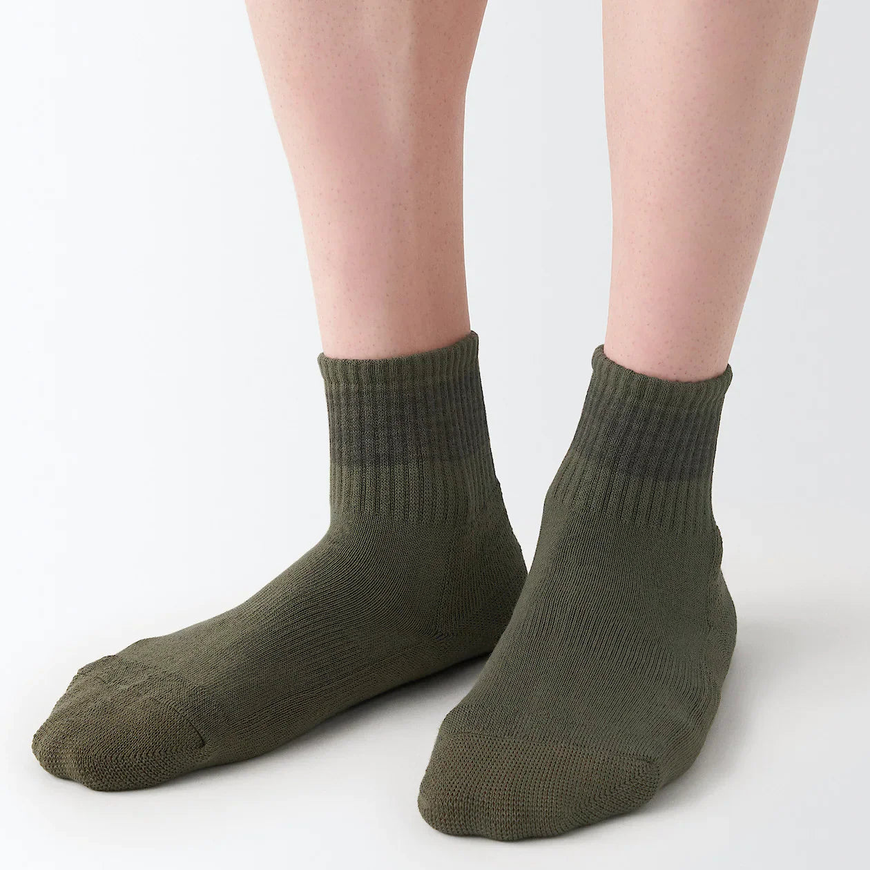 Right Angle Pile Short Socks 23-30cm