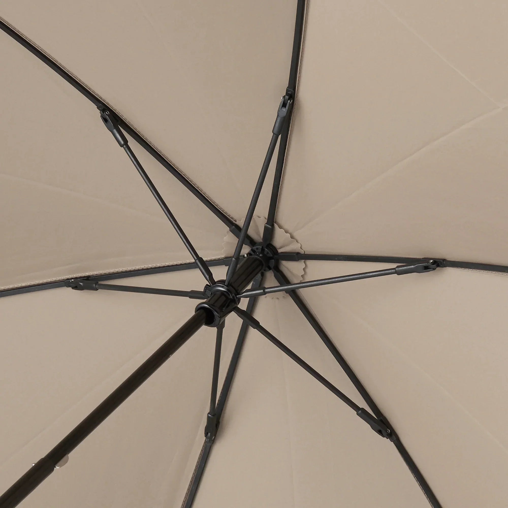 2 Way Foldable Umbrella Beige