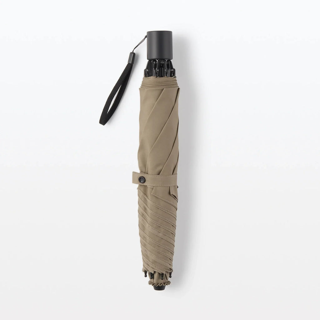 2 Way Foldable Umbrella Beige