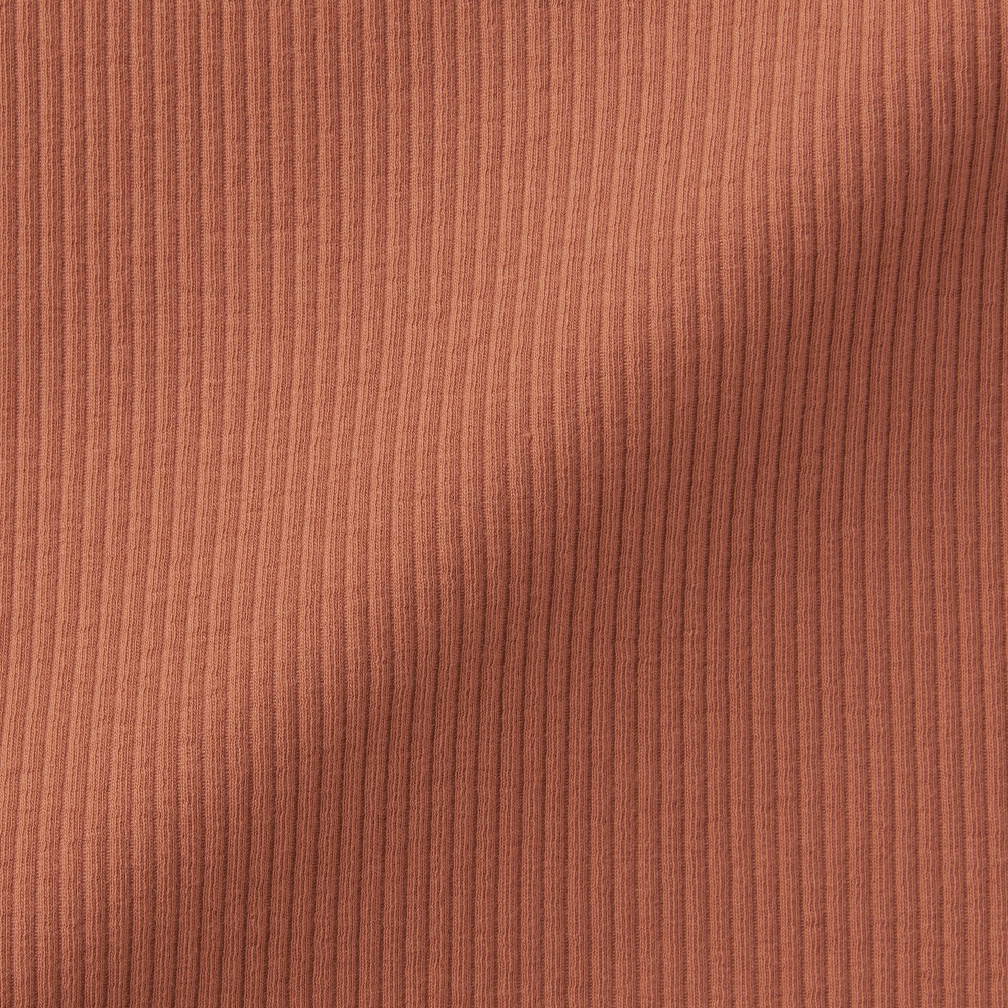 Women's Stretch Ribbed High Neck T-Shirt