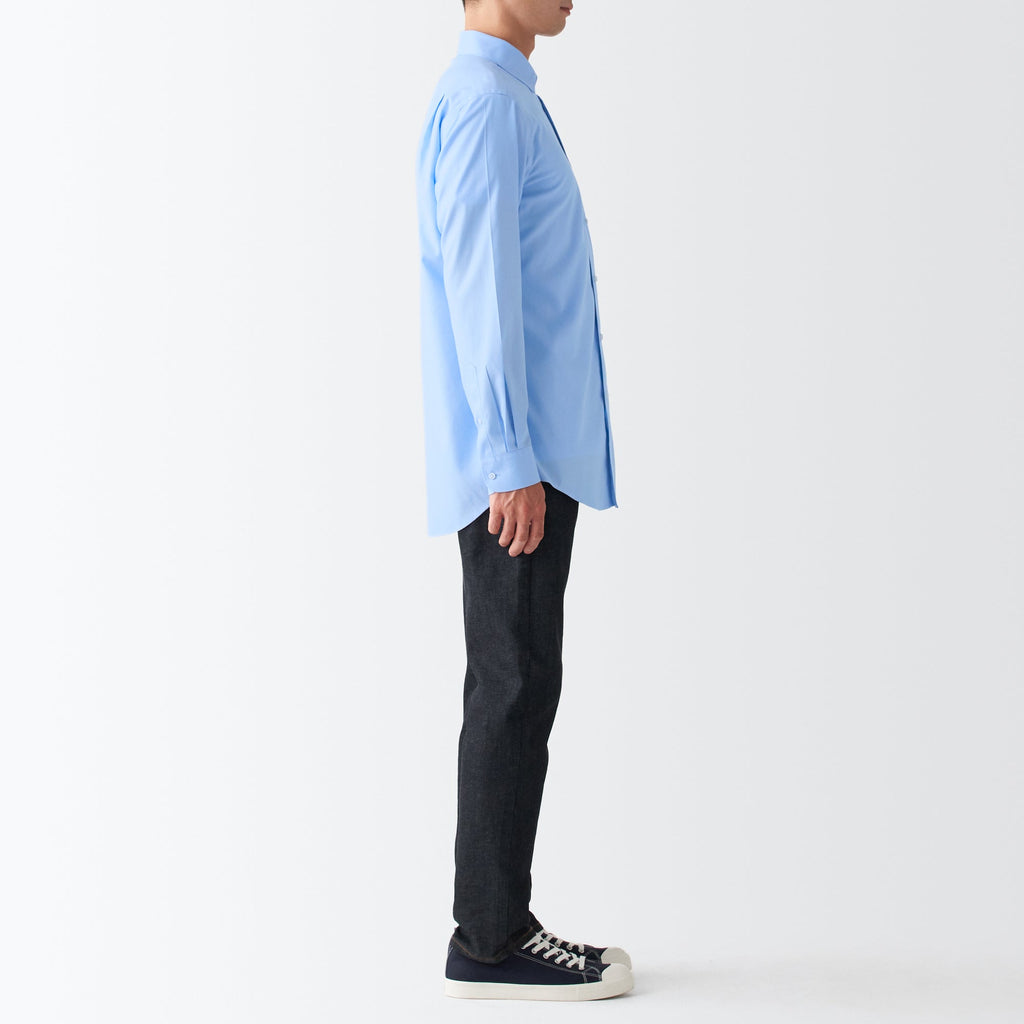 Men's Non-Iron Semi Wide Collar Shirt