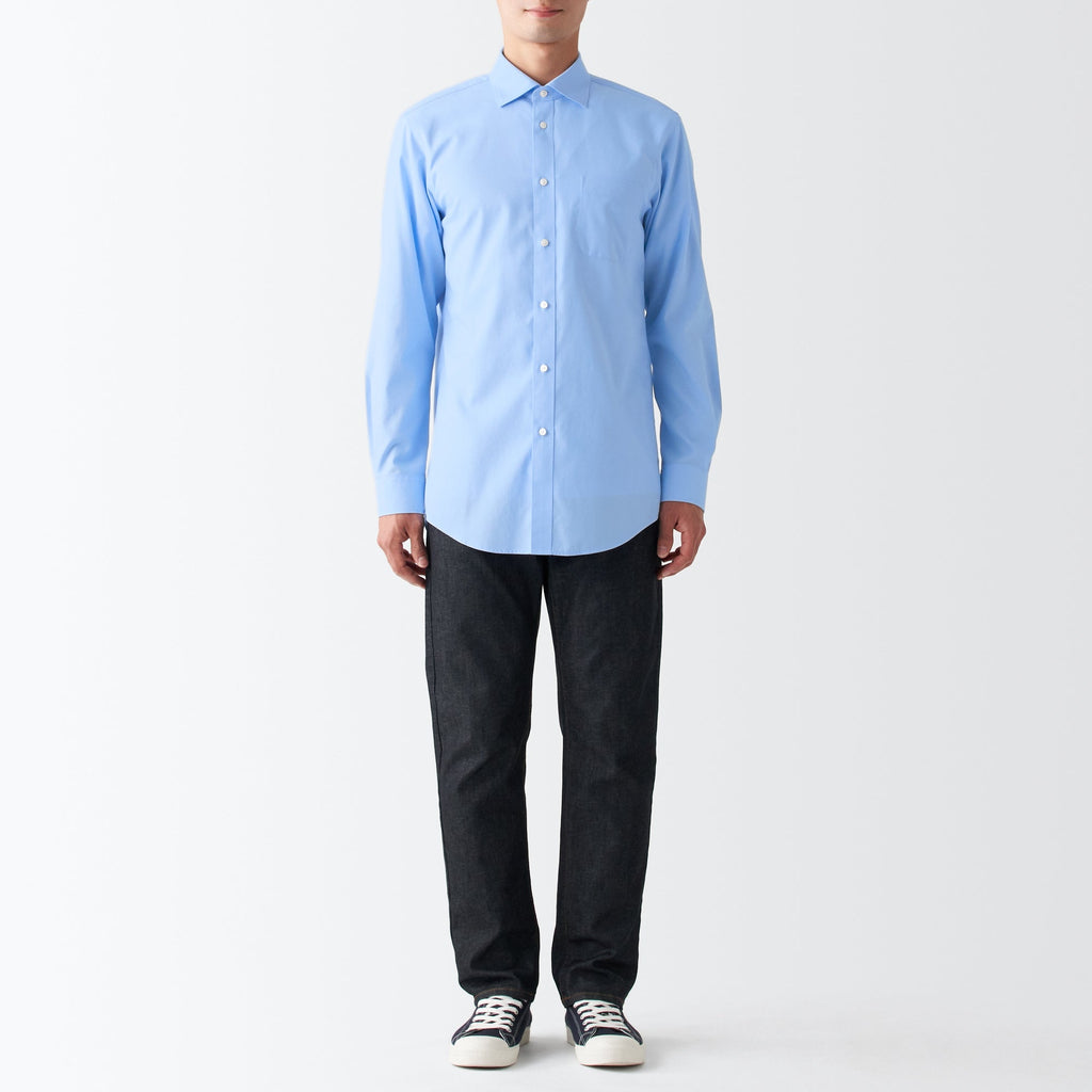 Men's Non-Iron Semi Wide Collar Shirt