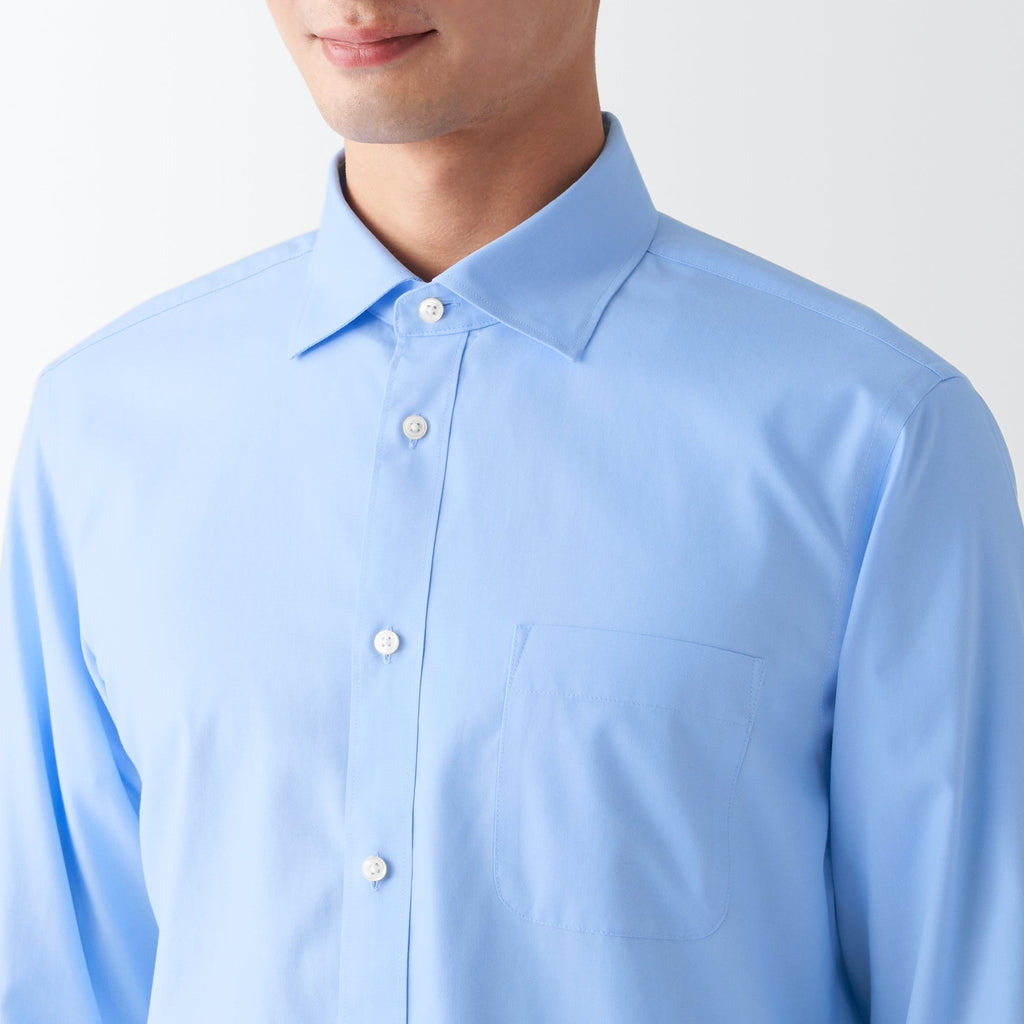 Men's Non-Iron Semi Wide Collar Shirt