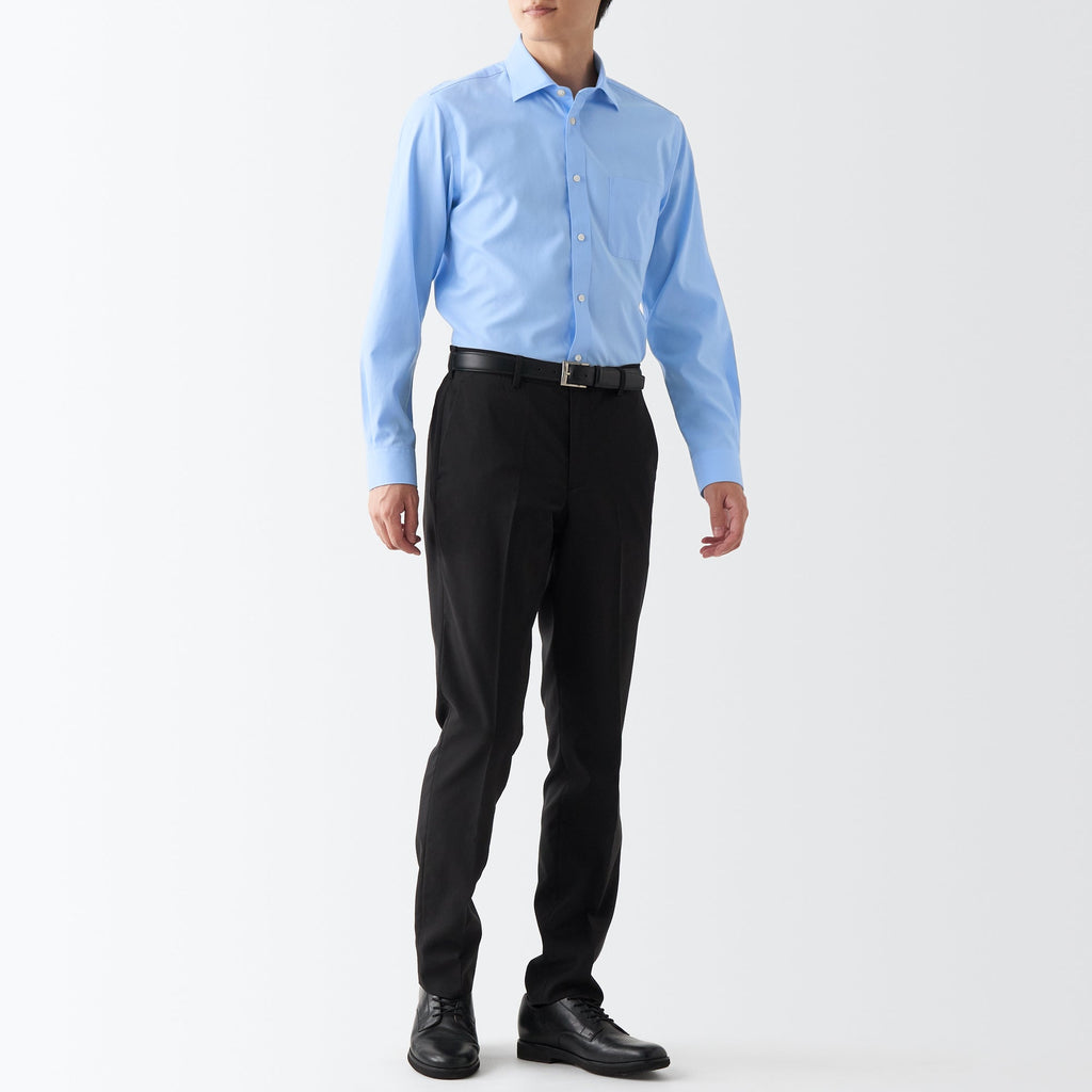 Men's Non-Iron Semi Wide Collar Shirt