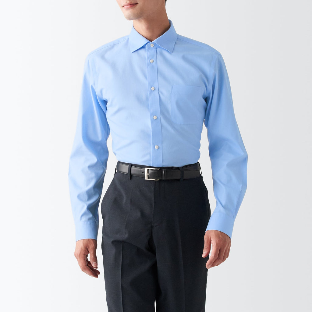 Men's Non-Iron Semi Wide Collar Shirt
