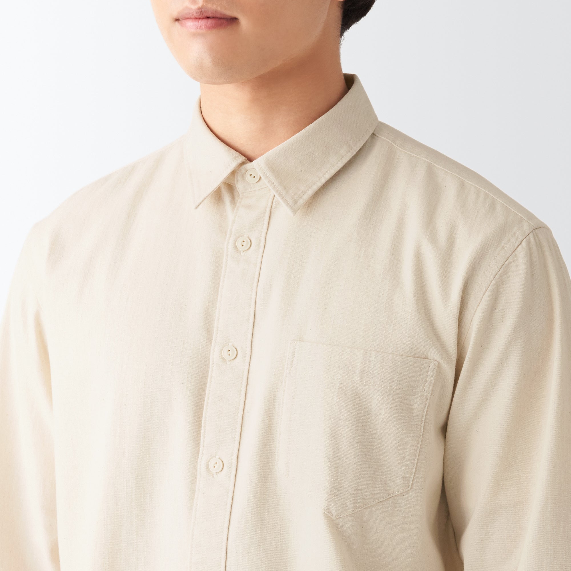 Men's Denim Long Sleeve Shirt