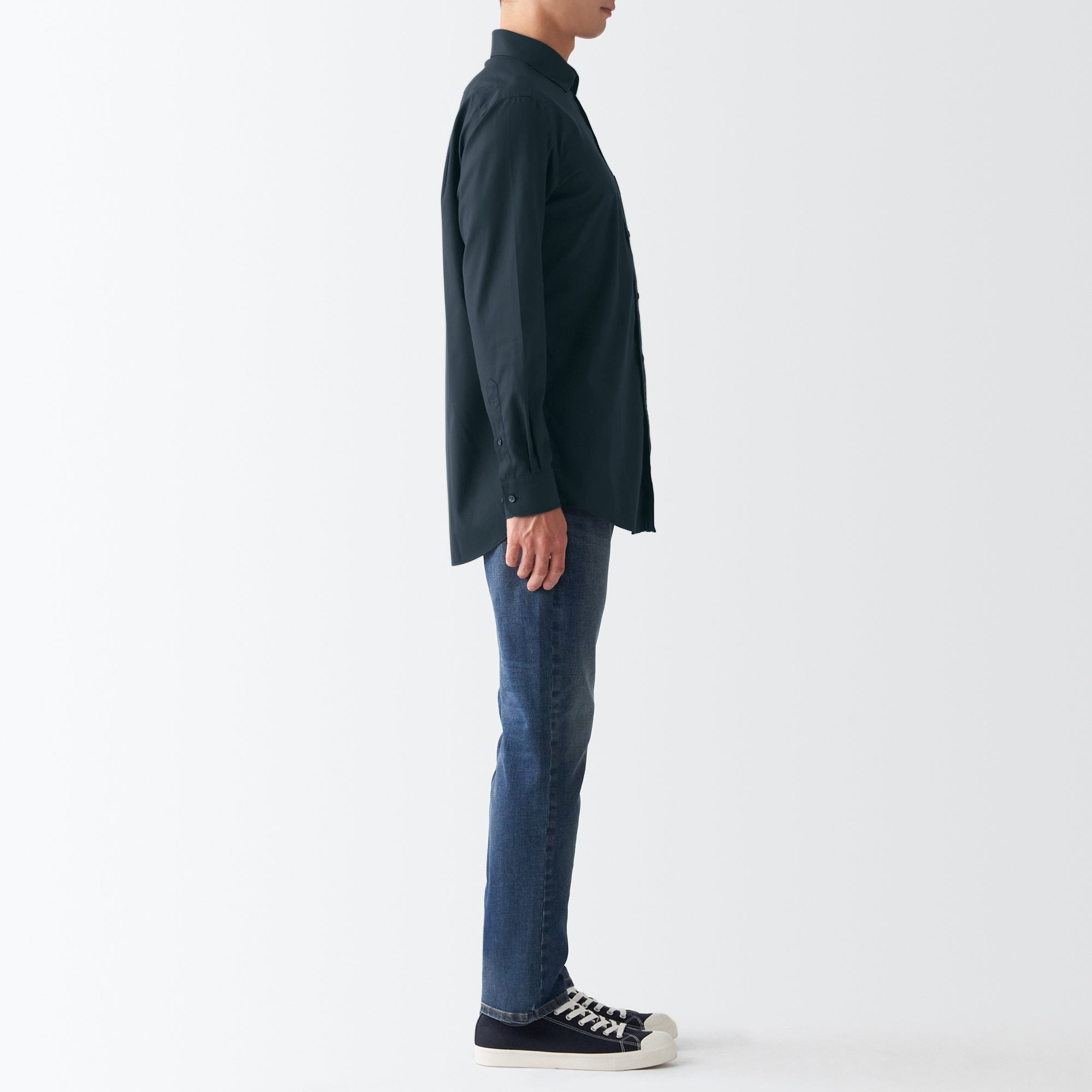 Men's Non-Iron Semi Wide Collar Shirt