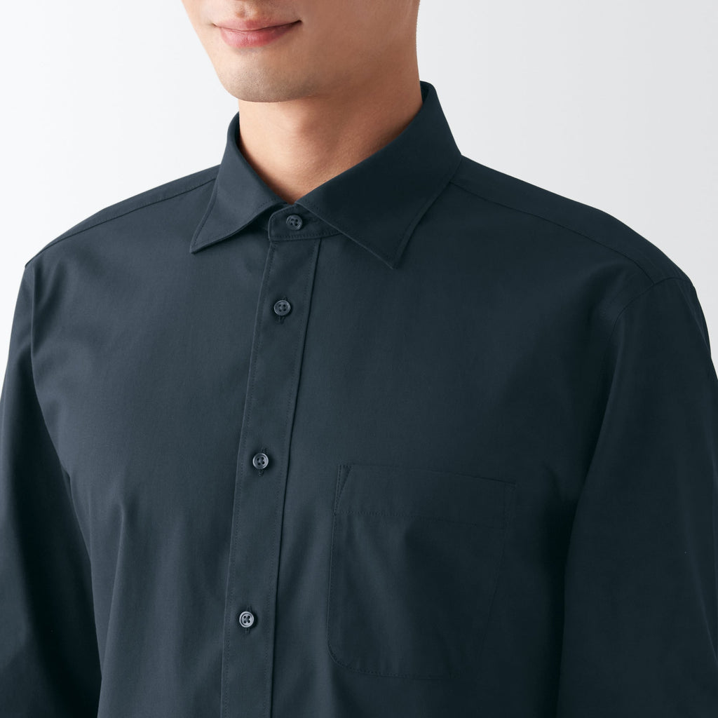 Men's Non-Iron Semi Wide Collar Shirt