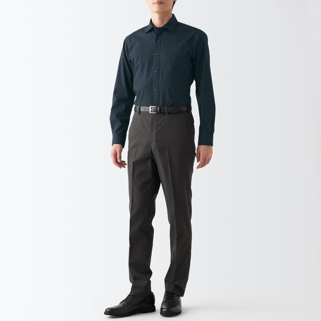 Men's Non-Iron Semi Wide Collar Shirt