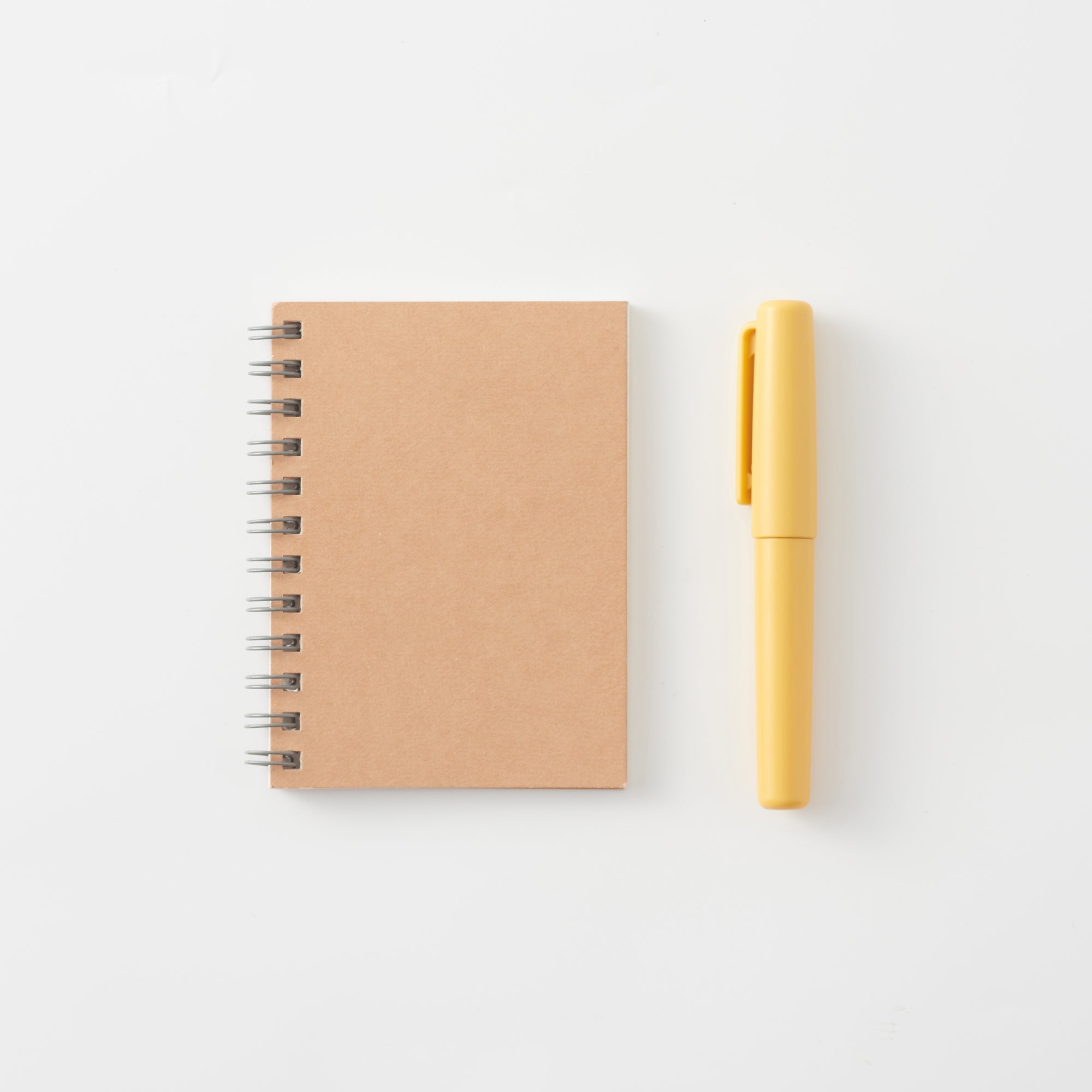 Compact Gel Ink Ballpoint Pen Cap Type 0.5mm - Yellow