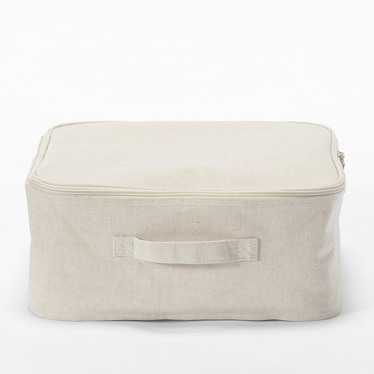 Polyester Linen Soft Box Square with Lid - Small