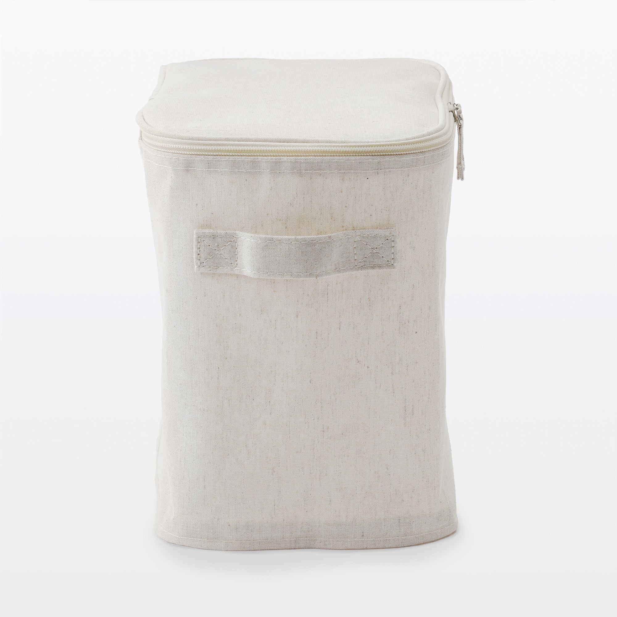Polyester Linen Soft Box Rectangle with Lid - Half Medium