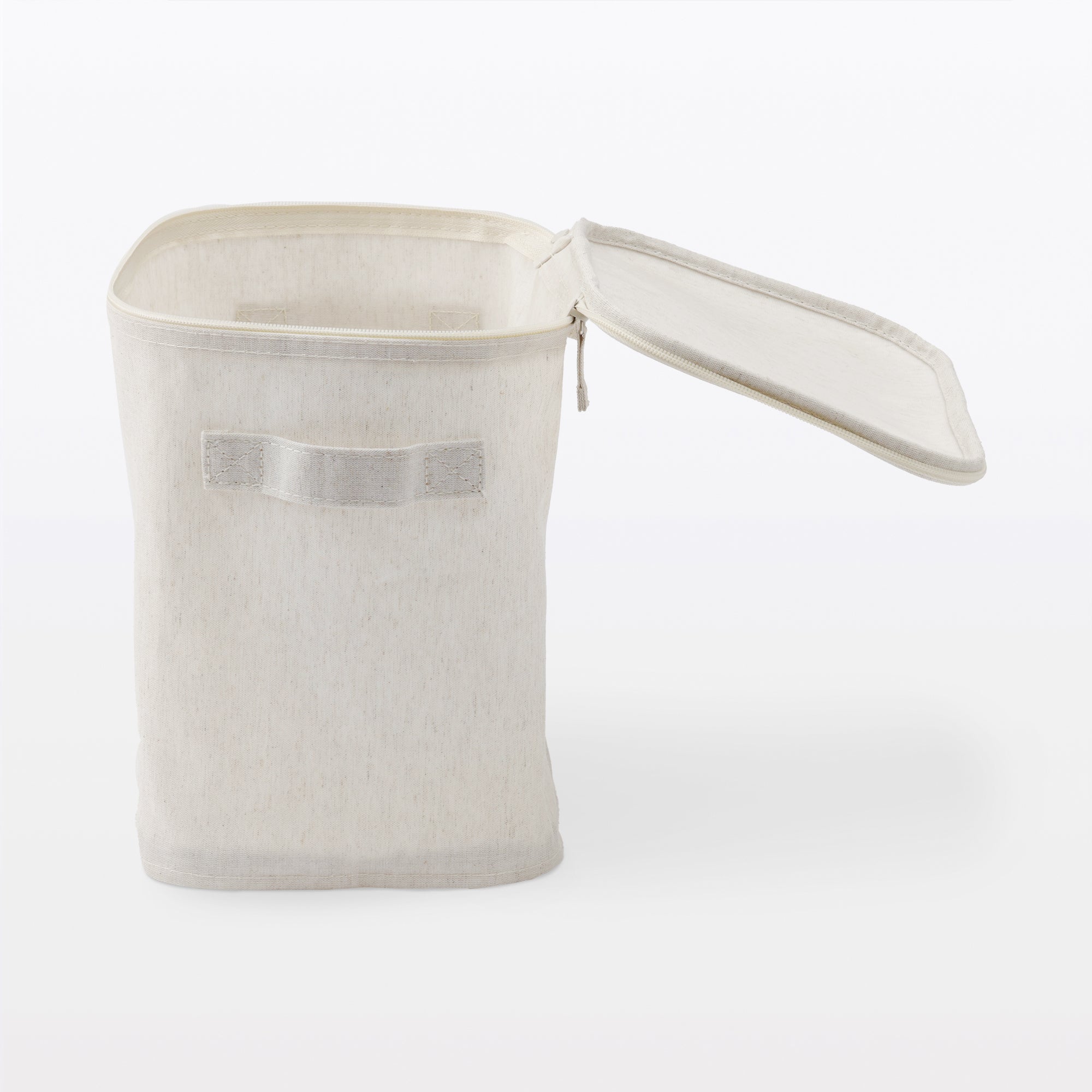 Polyester Linen Soft Box Rectangle with Lid - Half Medium