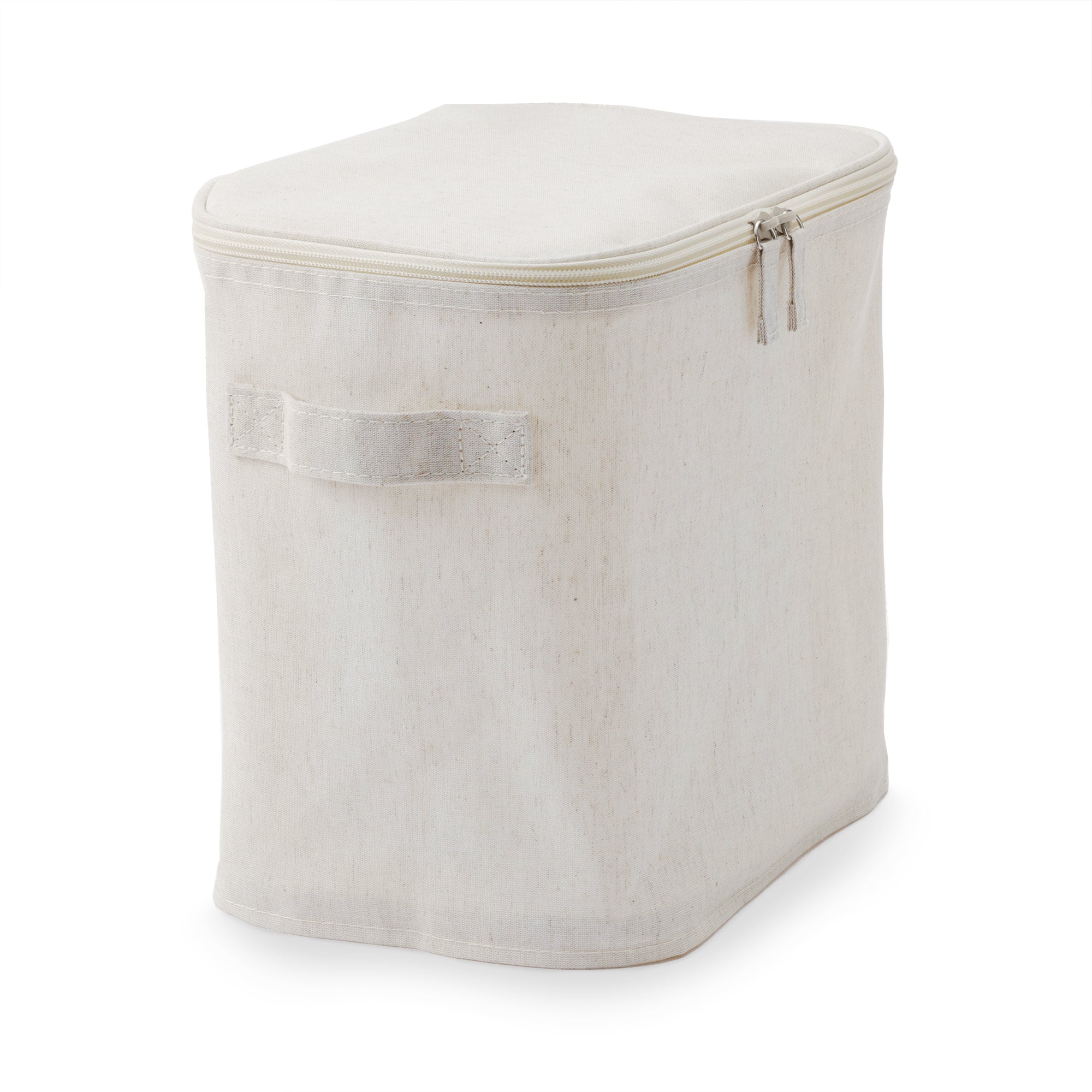 Polyester Linen Soft Box Rectangle with Lid - Half Medium