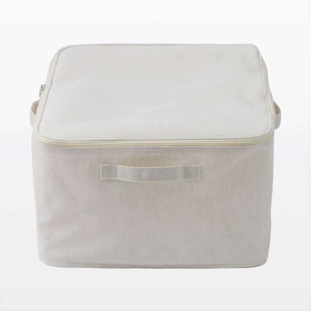 Polyester Linen Soft Box Clothes Case - Large