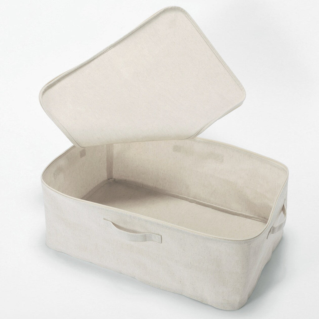 Polyester Linen Soft Box Clothes Case - Large