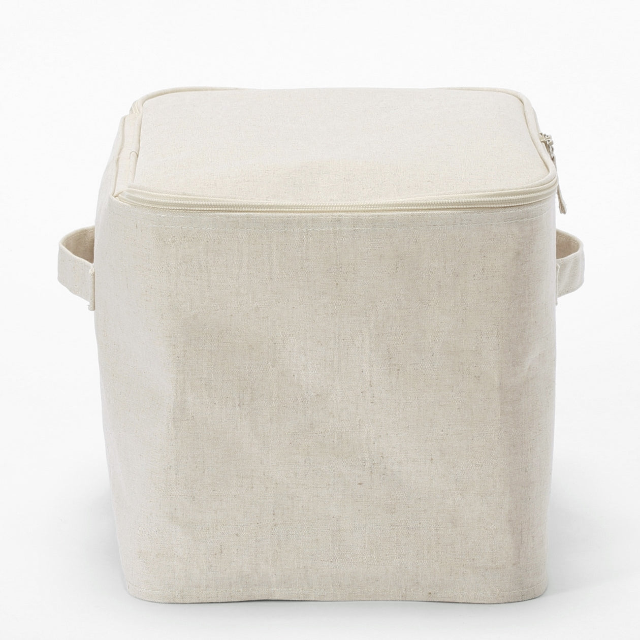 Polyester Linen Soft Box Rectangle with Lid - Medium