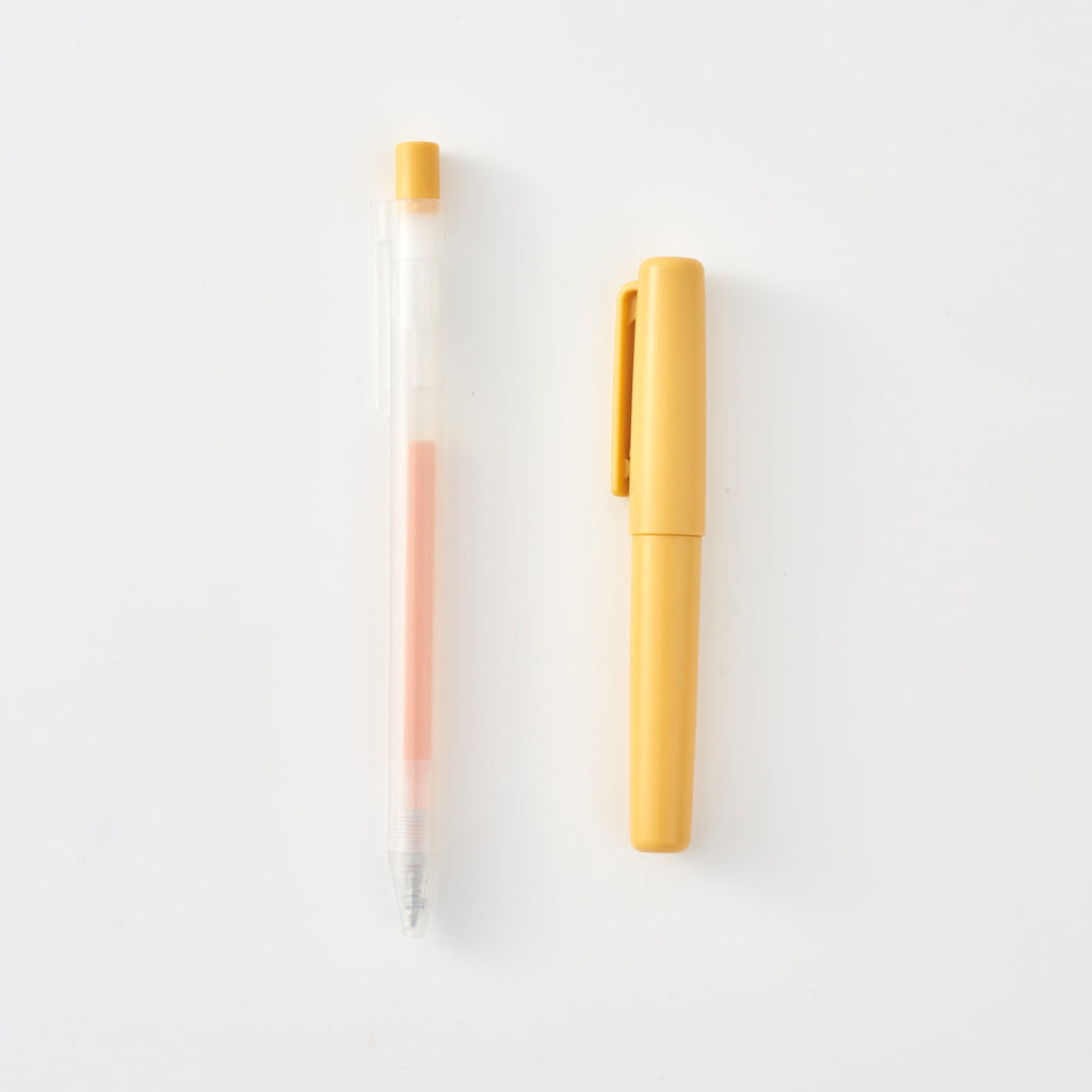 Compact Gel Ink Ballpoint Pen Cap Type 0.5 mm - Green