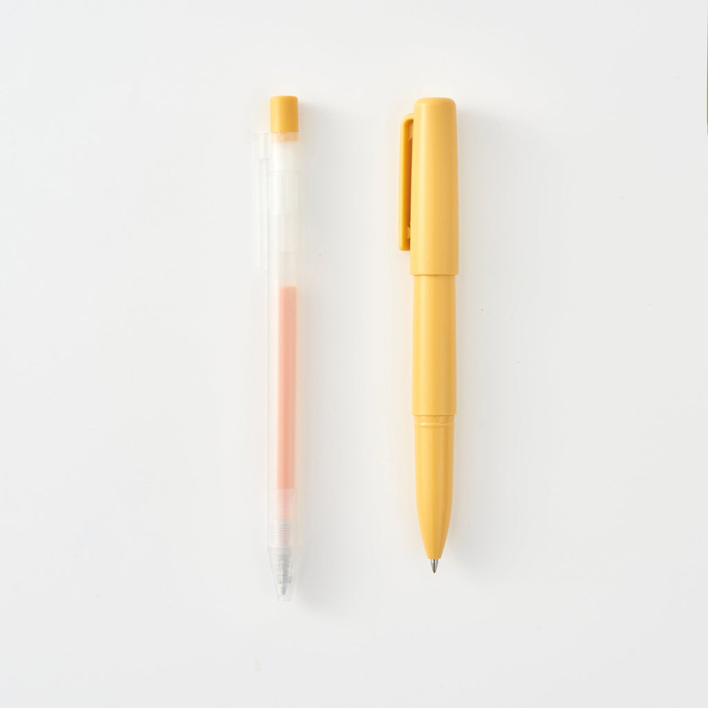 Compact Gel Ink Ballpoint Pen Cap Type 0.5 mm - Green