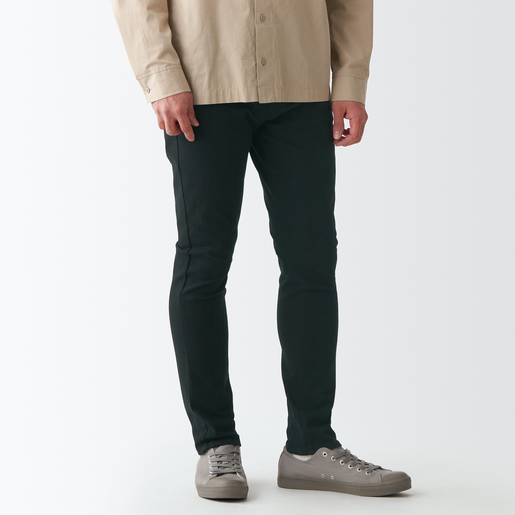 Men's 4 Way Stretch Denim Skinny Pants (L 30inch / 76cm)