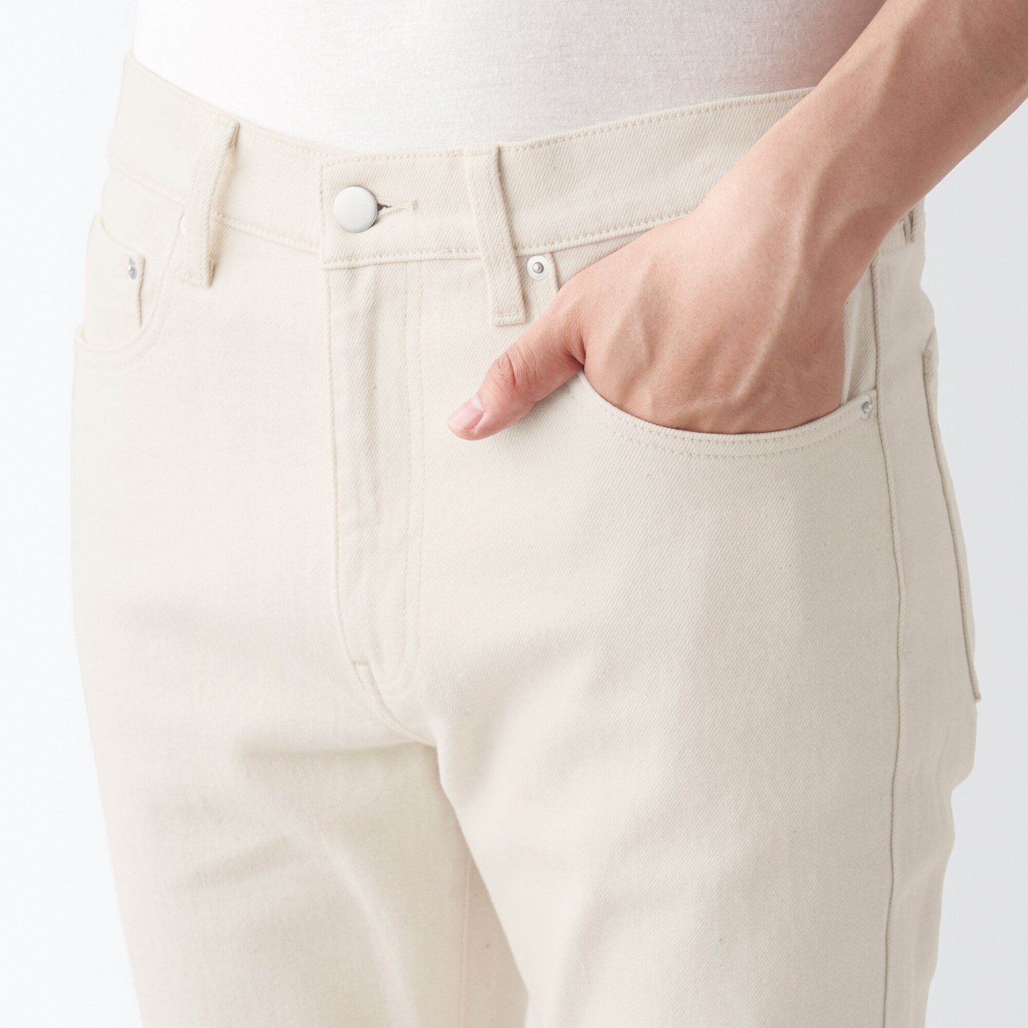 Men's Stretch Denim Slim Pants Natural (L32)
