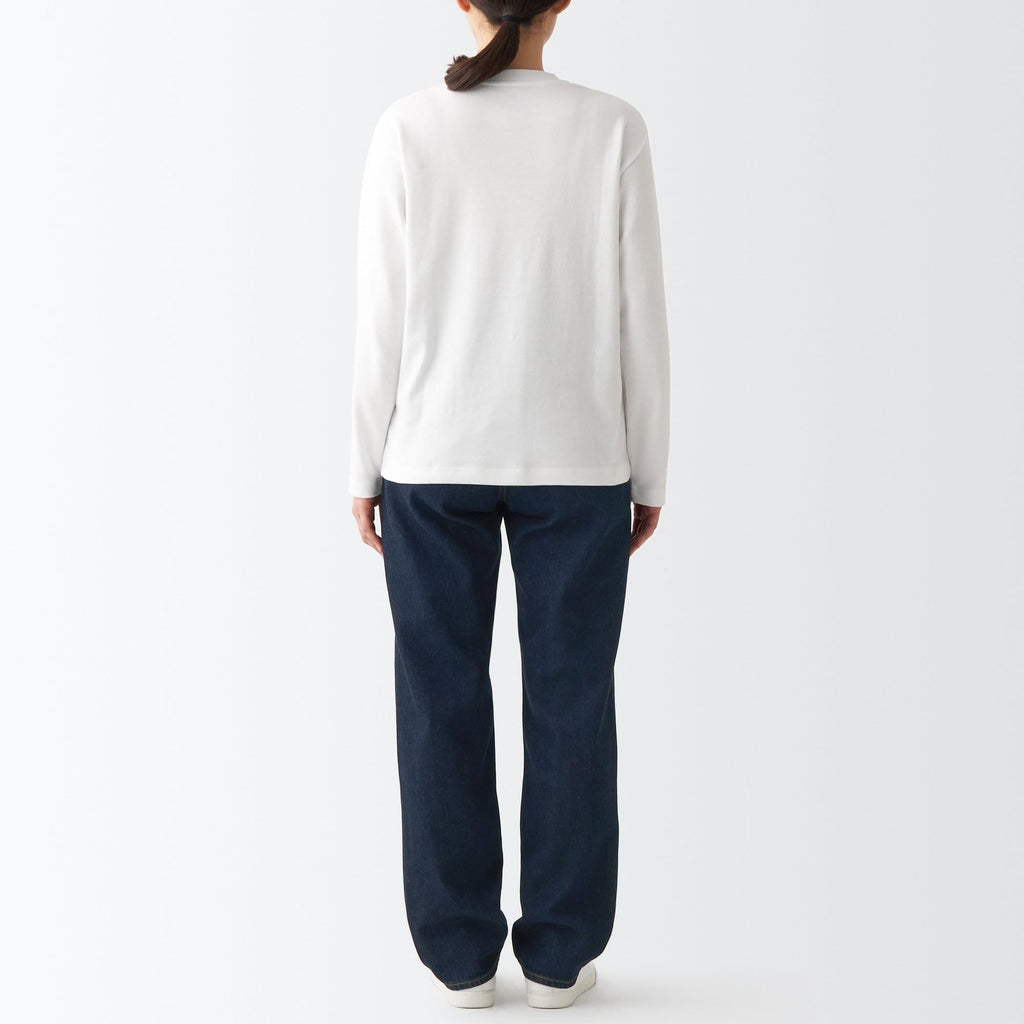 Women's Denim Regular Pants Dark Navy (L 30inch / 77cm)