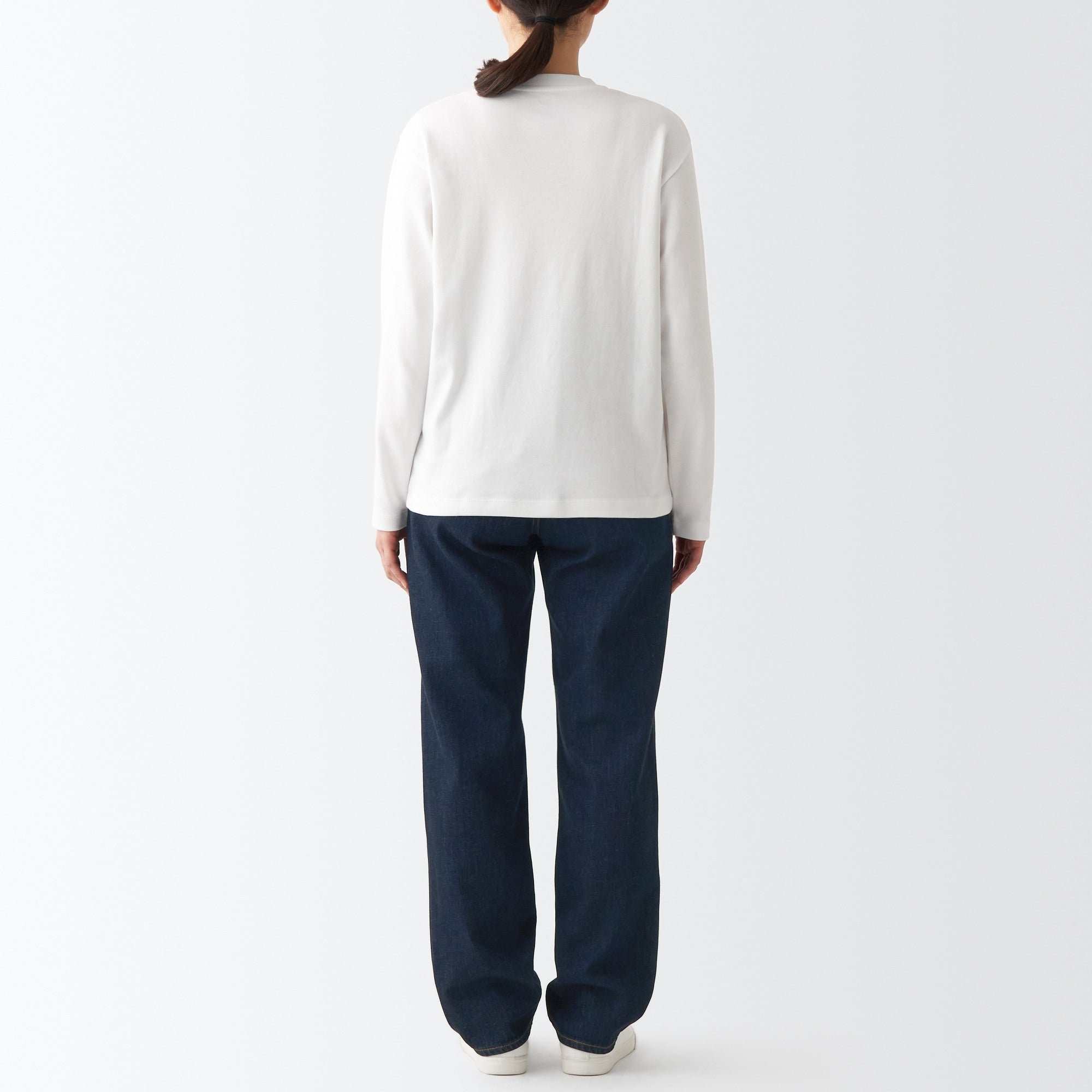 Women's Denim Regular Pants Dark Navy