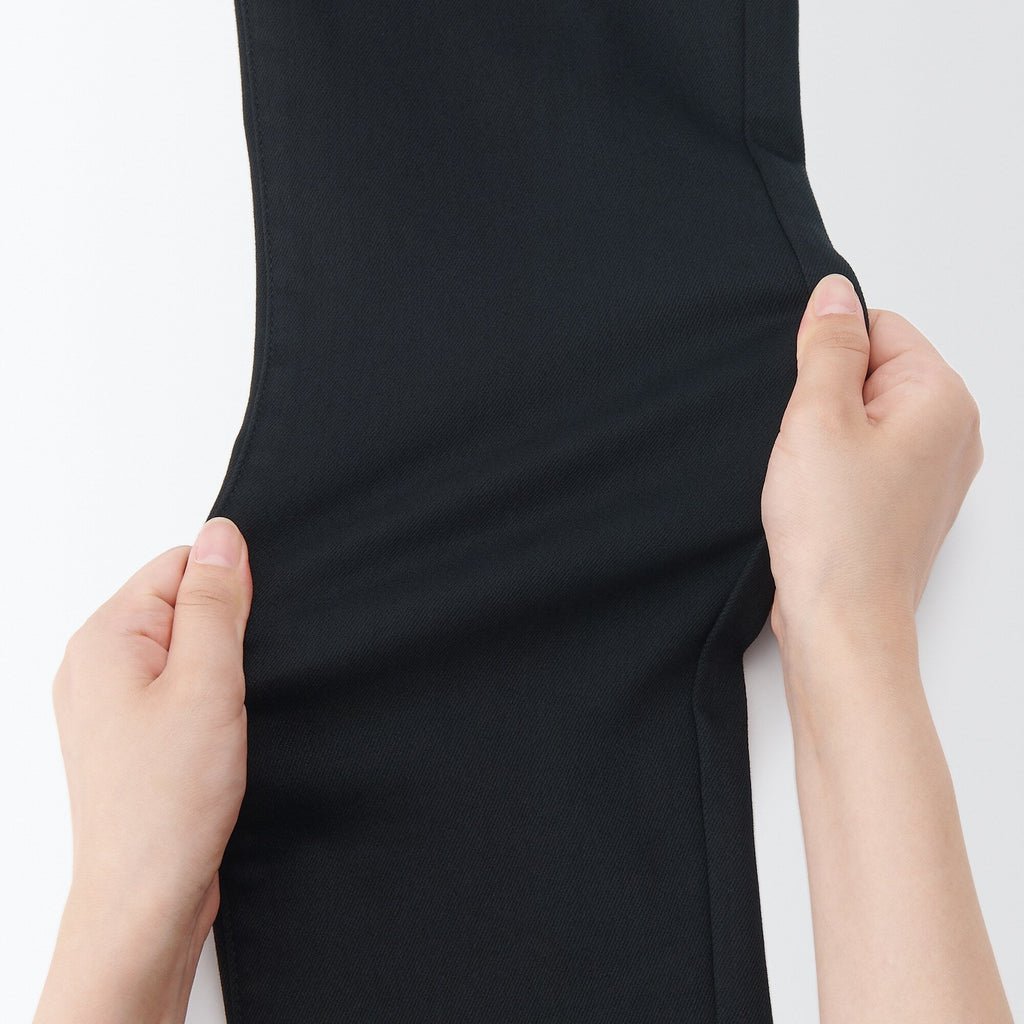 Women's Super Stretch Denim Skinny Pants Black (L 30inch / 75cm)