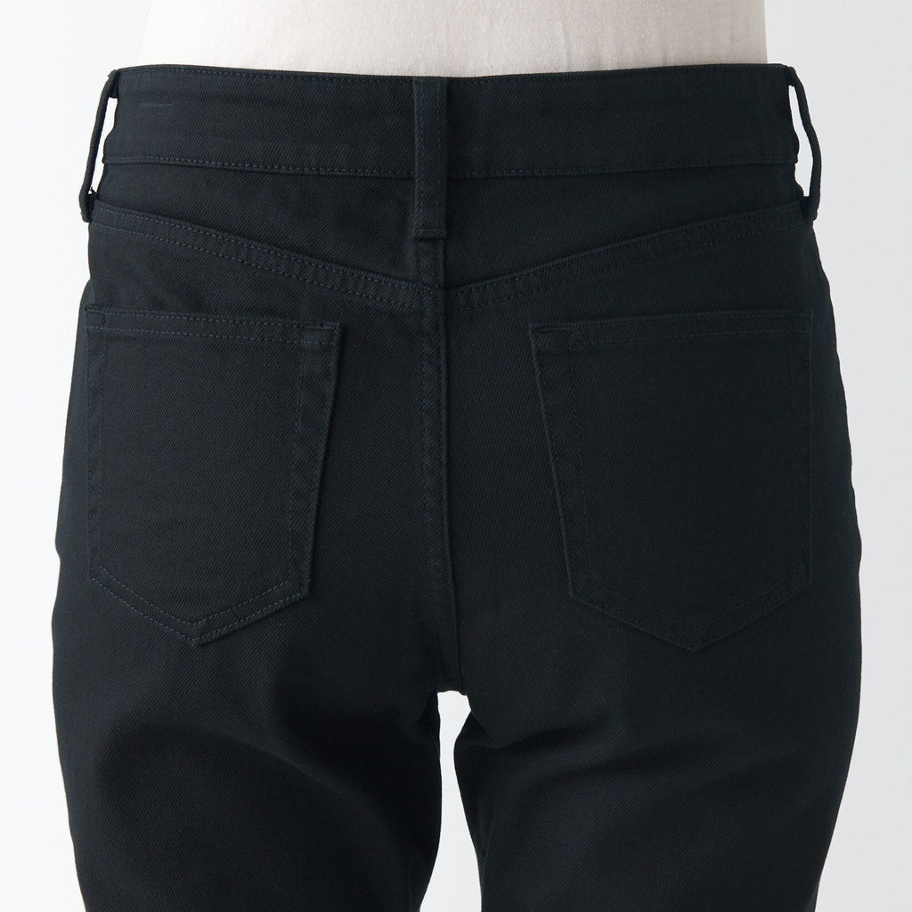Women's Stretch Denim Slim Pants Black