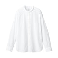 Women's Washed Broad Stand Collar Shirt
