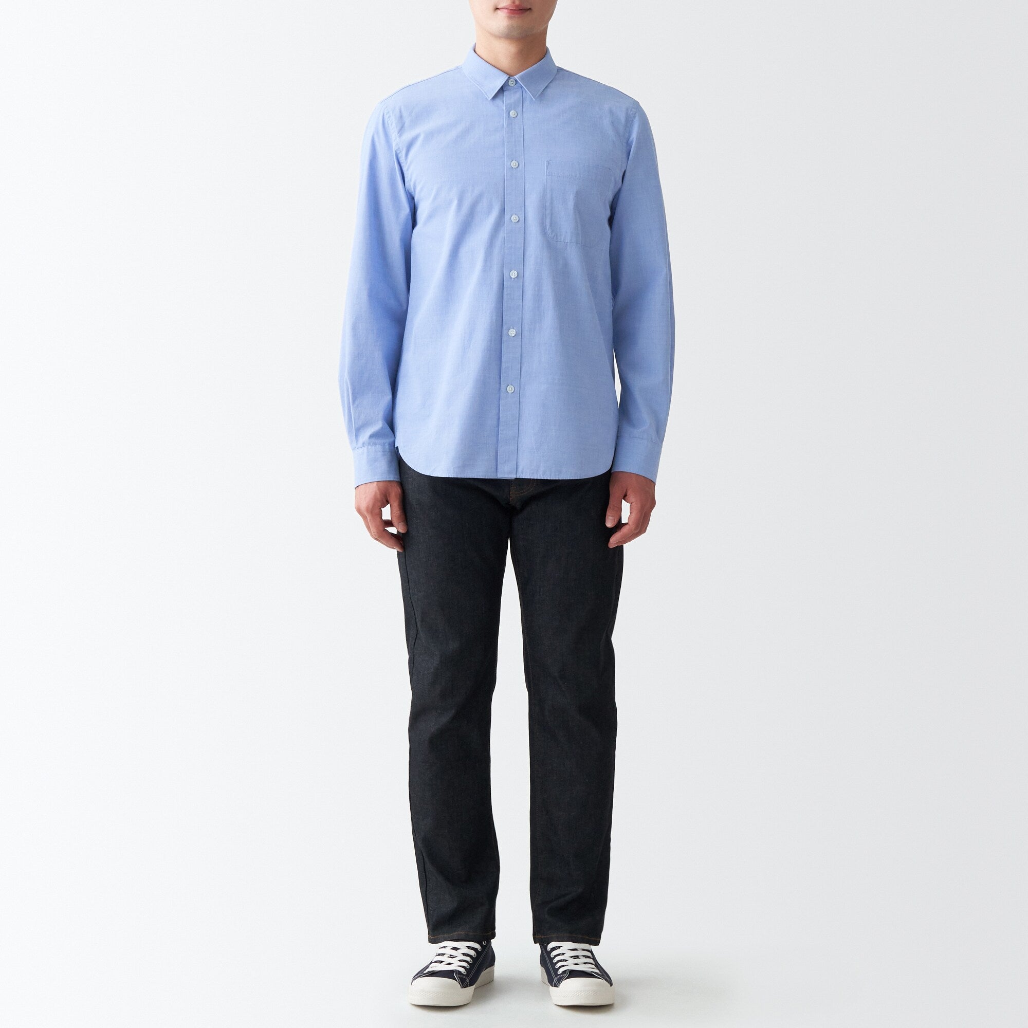 Men's Washed Broad Shirt