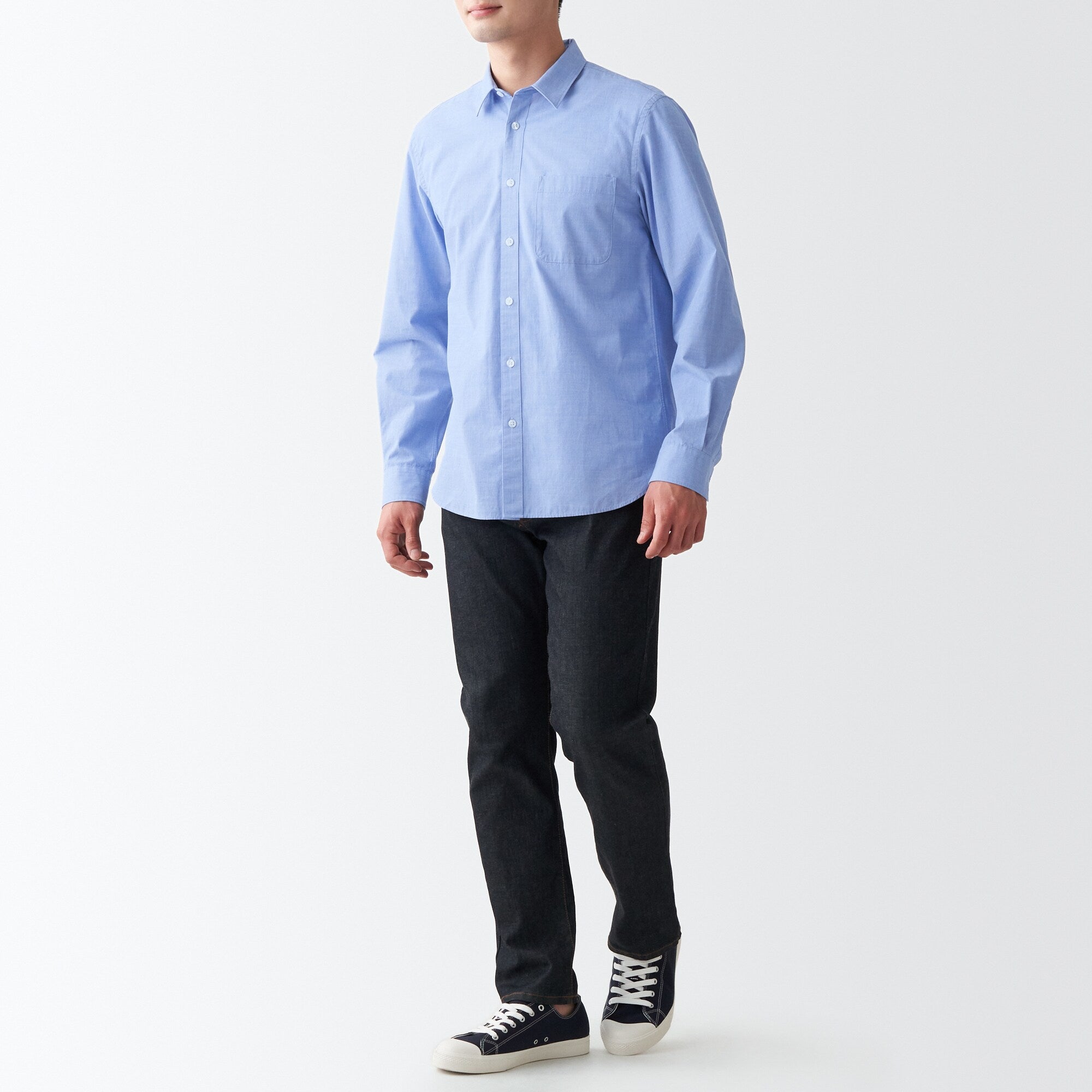 Men's Washed Broad Shirt