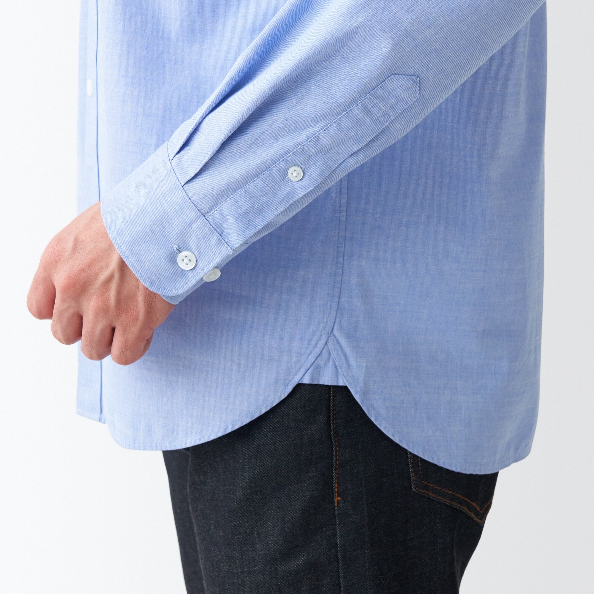 Men's Washed Broad Shirt
