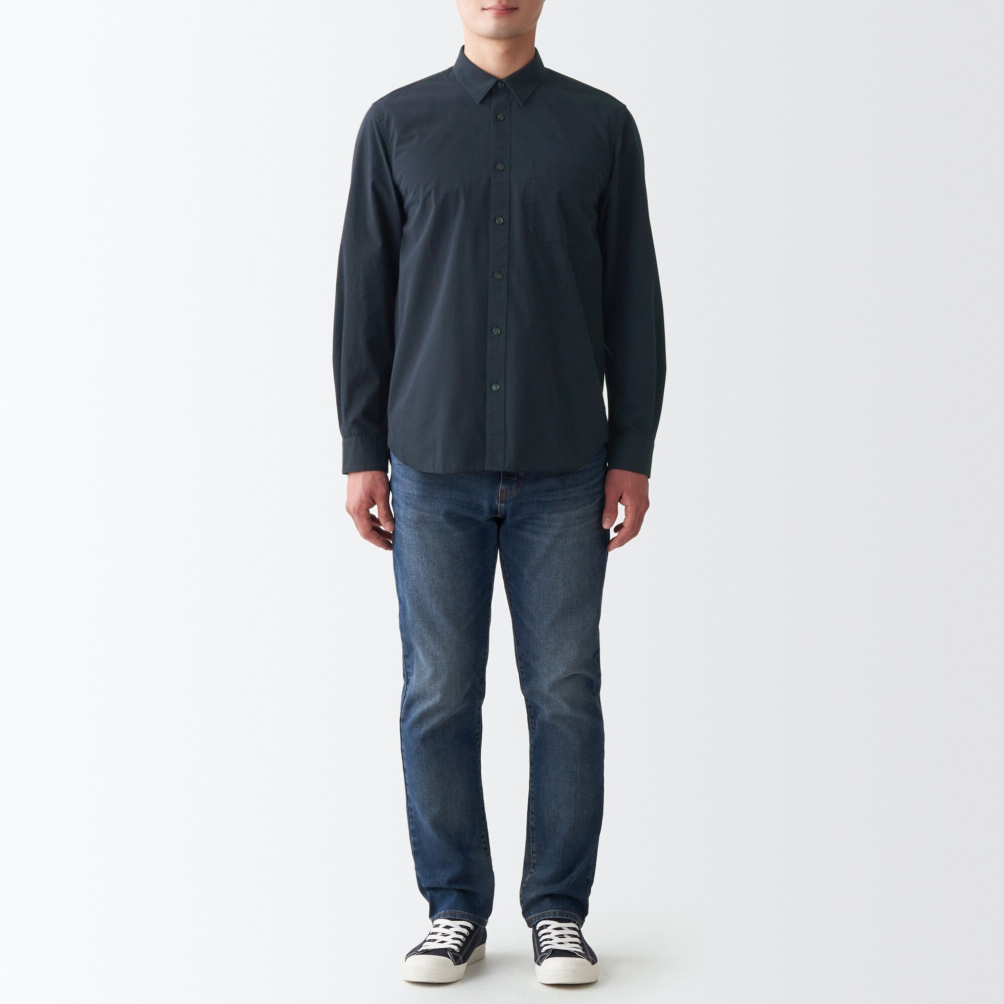 Men's Washed Broad Shirt