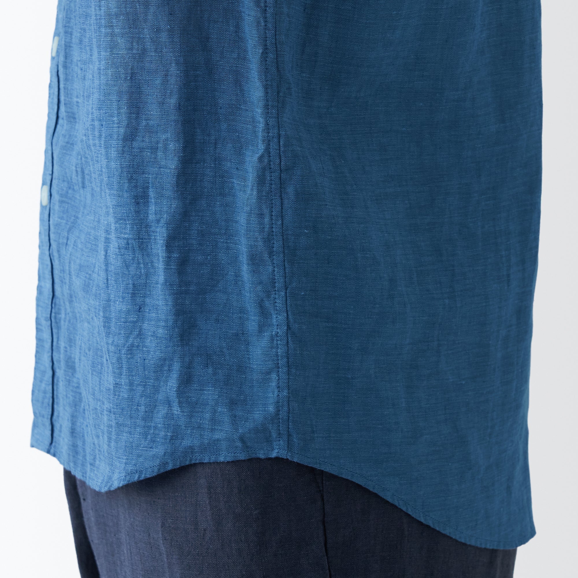 Men's Washed Hemp Short Sleeve Shirt