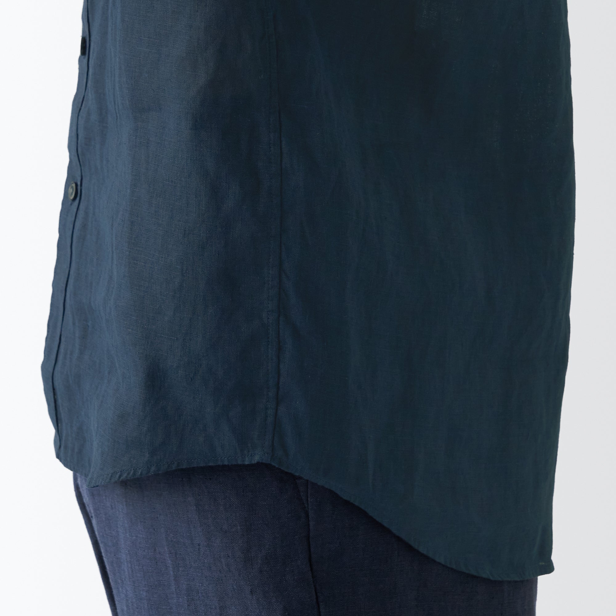Men's Washed Hemp Short Sleeve Shirt
