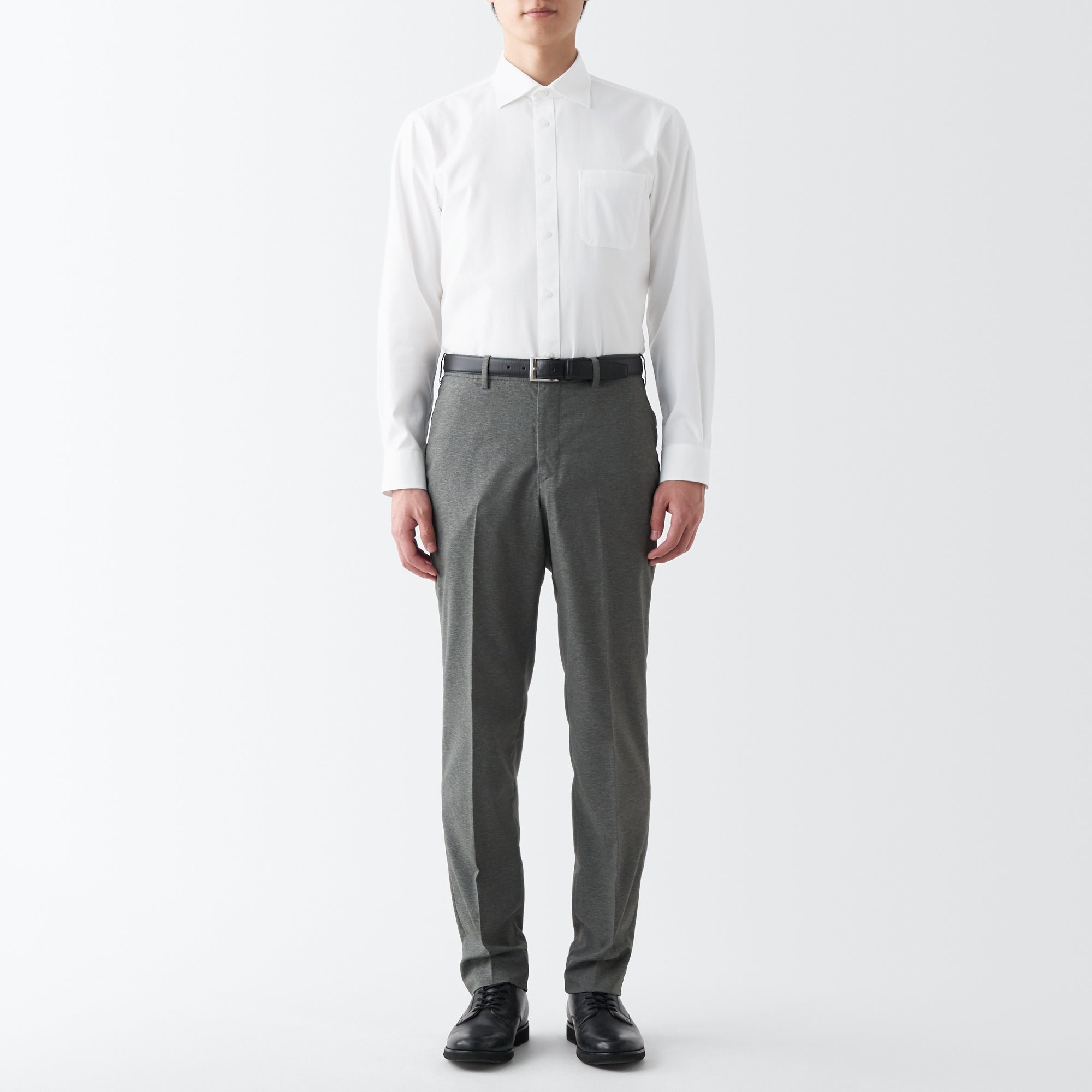 Men's Non-Iron Semi Wide Collar Shirt