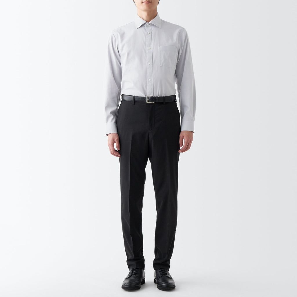 Men's Non-Iron Semi Wide Collar Shirt