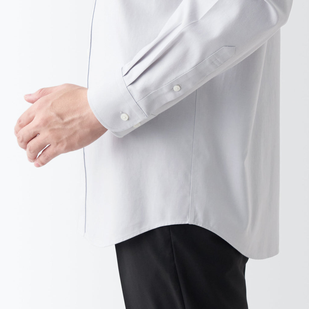 Men's Non-Iron Semi Wide Collar Shirt