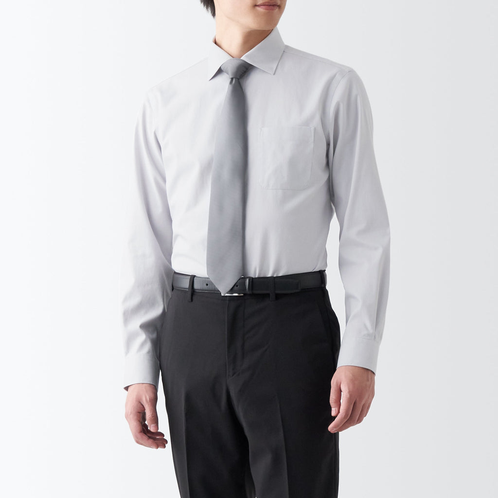 Men's Non-Iron Semi Wide Collar Shirt