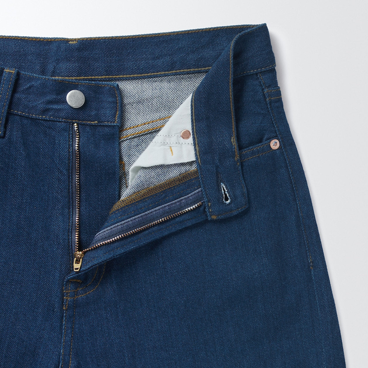 Women's Denim Regular Pants Blue