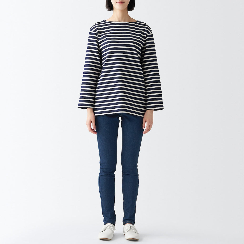 Women's Super Stretch Denim Skinny Pants Blue (L 30inch / 75cm)